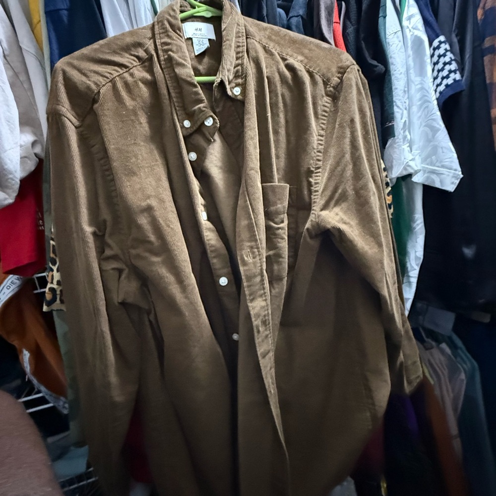 Men's Brown Corduroy Jacket